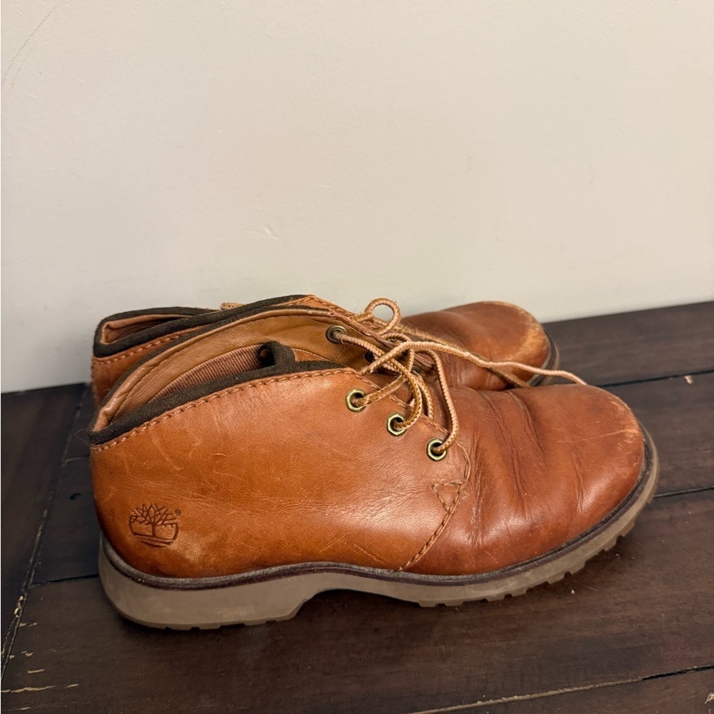Timberland Women’s 8M Brown Leather Chukka Boots Style 28394